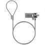 Aisens Cable de Seguridad con Cerradura de Combinación ASLK-D40N01-SL 1.5m Plata